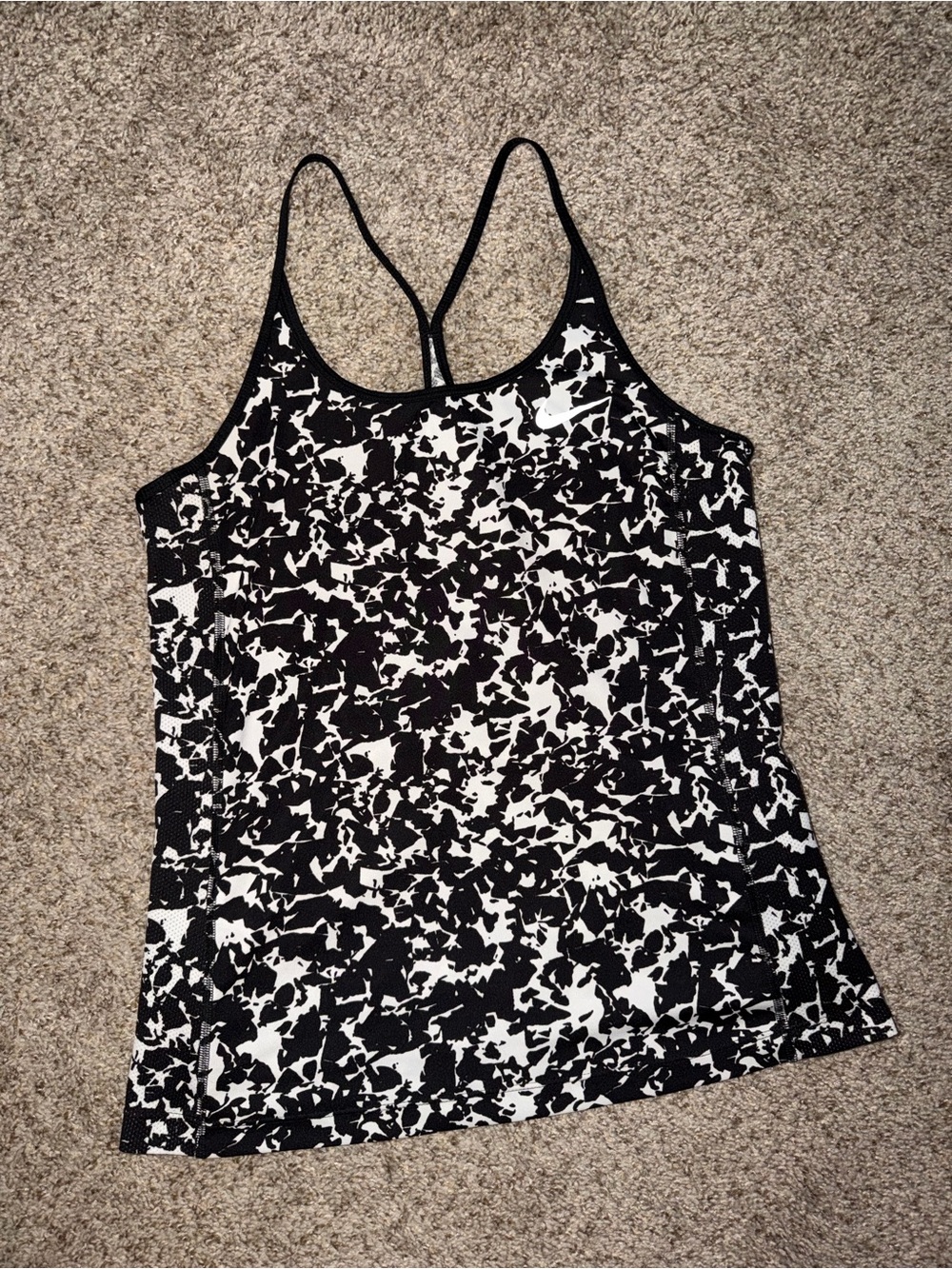 Black & White Nike Women's Tank Top